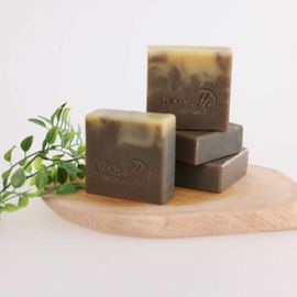 YOUNGME Beauty Bar 90g Lavender Cypress Sensitive Baby Natural Extra Virgin Zero Waste Soap _ Made in Korea